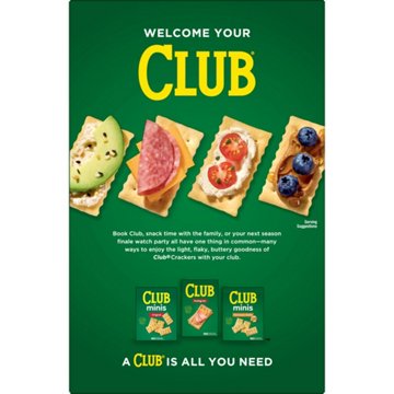 Club Snack Stacks Original Crackers, 6 ct