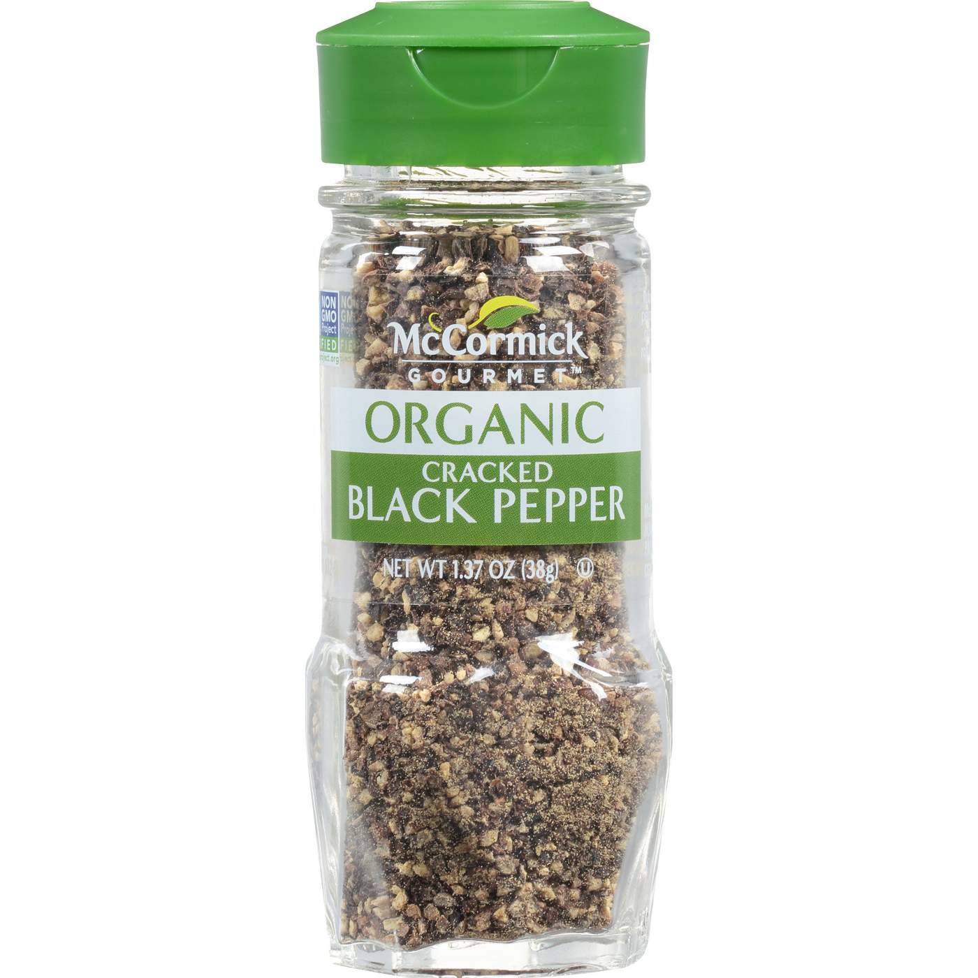 McCormick Gourmet Organic Cracked Black Pepper; image 1 of 4