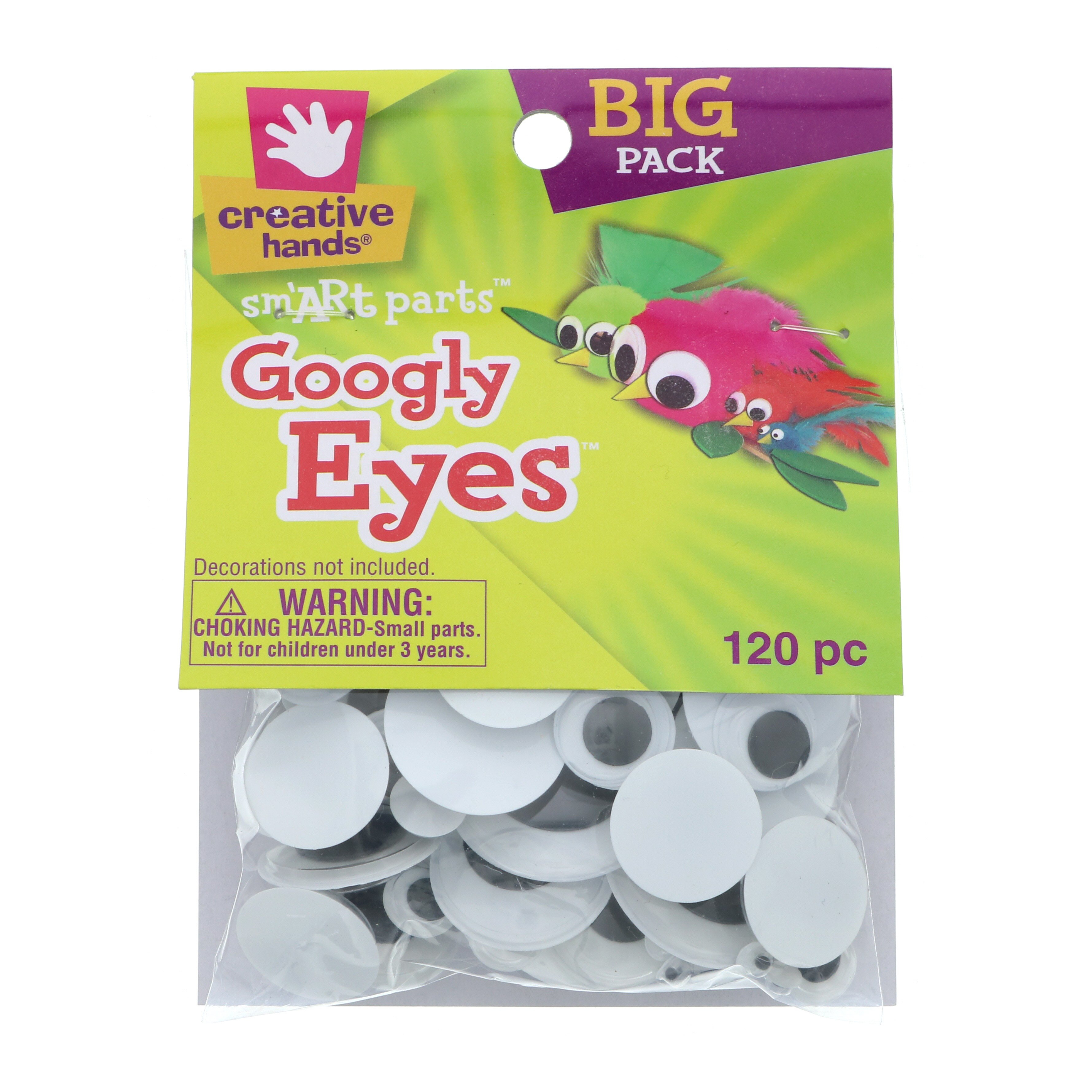 Kadink Googly Eyes Assorted Sizes 375 Pack