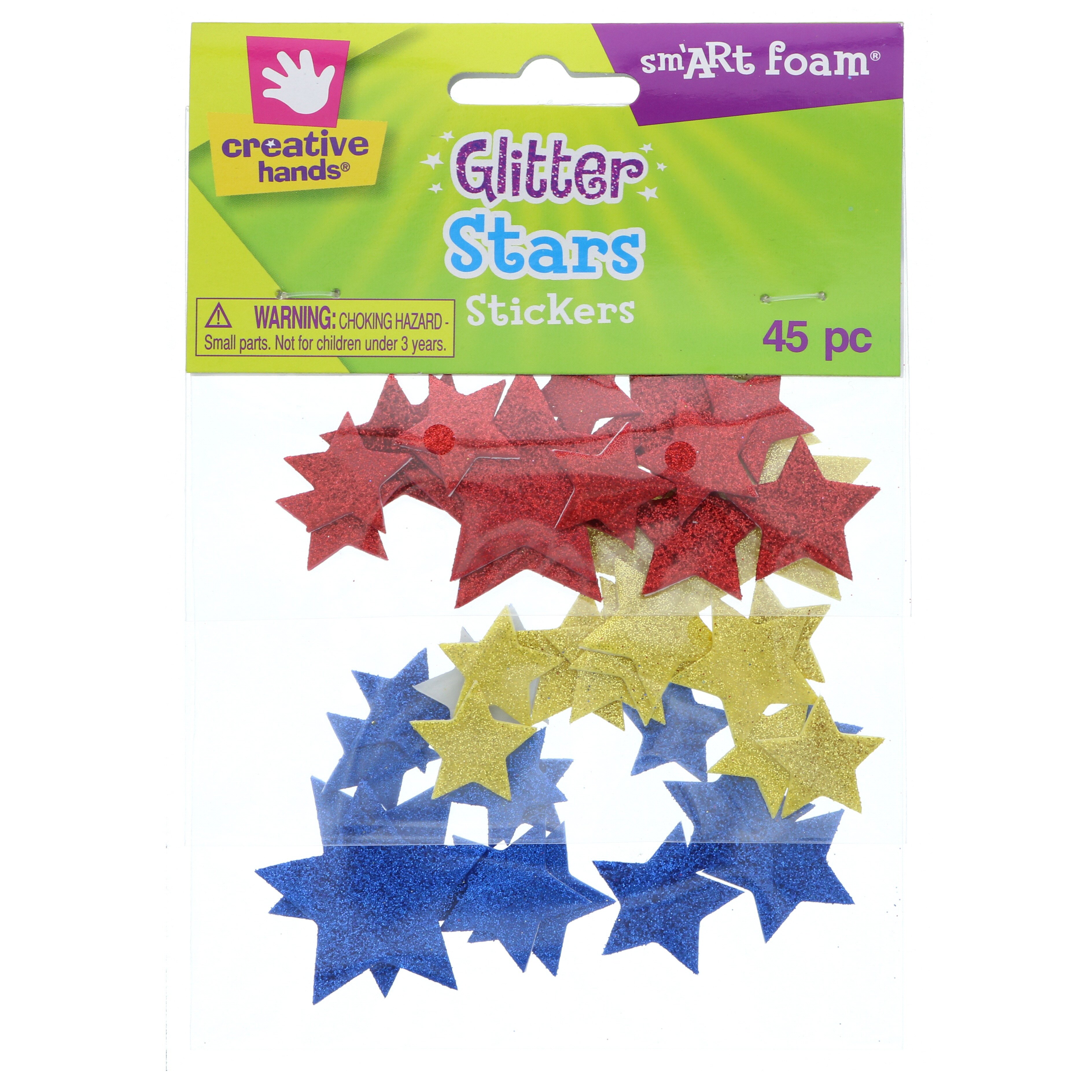 Creative Hands smART Foam Glitter Stars Stickers - Shop Craft basics at ...