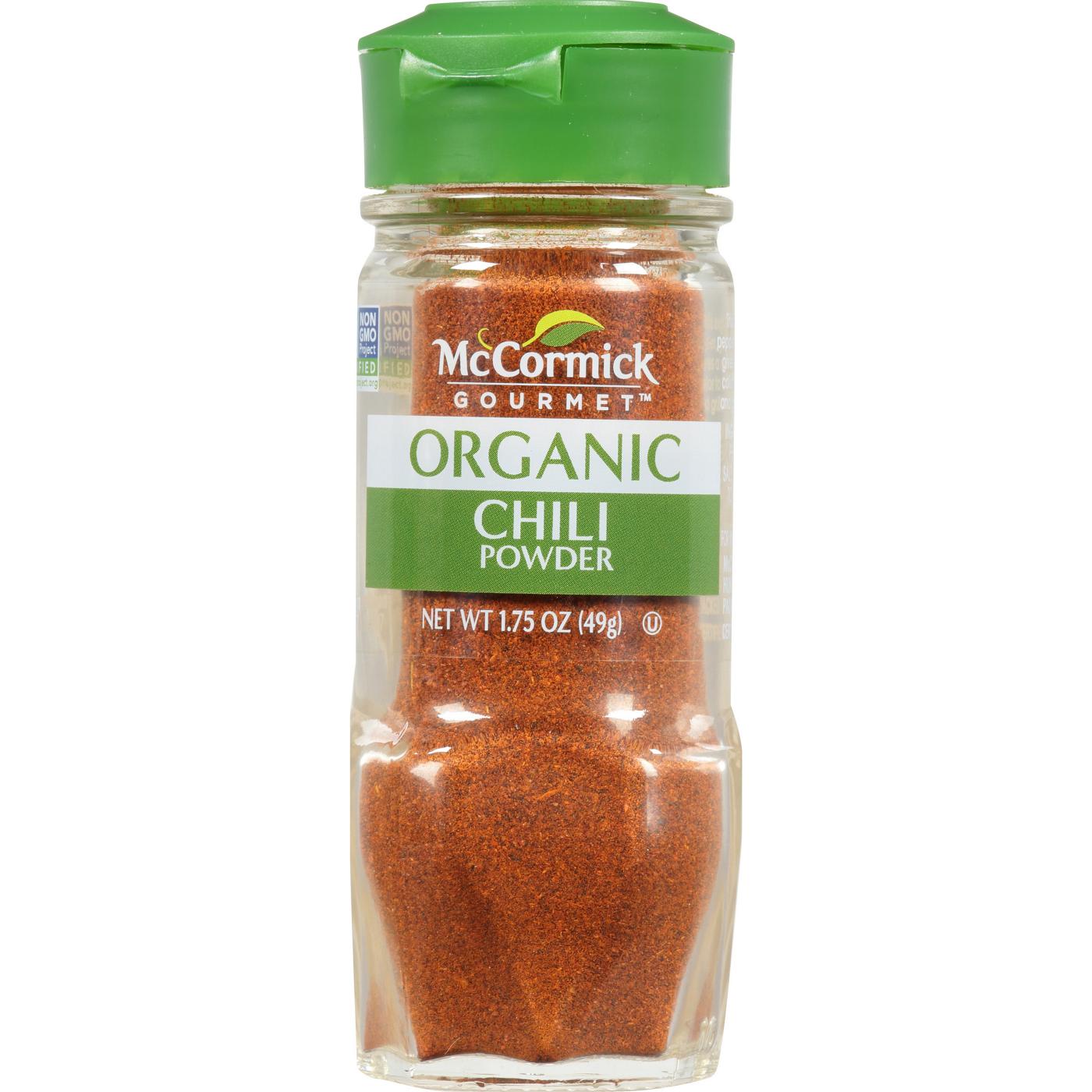 McCormick Gourmet Organic Chili Powder; image 1 of 3
