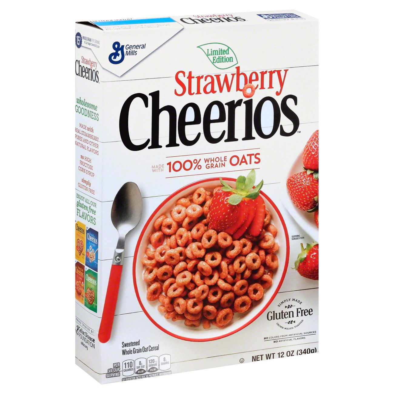 General Mills Strawberry Cheerios Shop Cereal at HEB