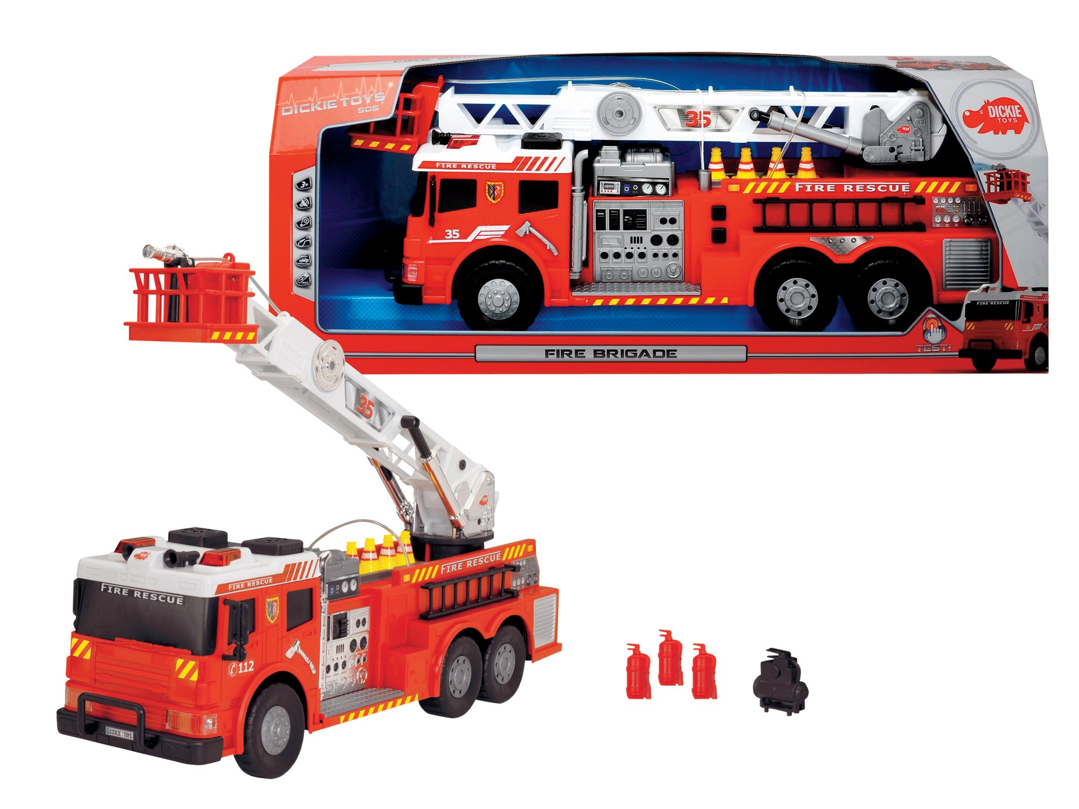 b toys fire truck