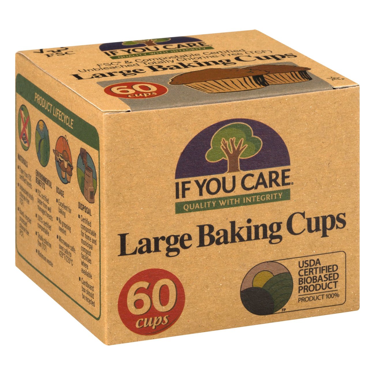 If You Care Large Baking Cups Shop Kitchen & Dining at HEB