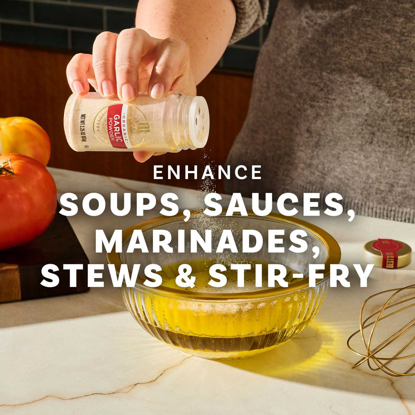 McCormick Gourmet Organic Garlic Powder; image 9 of 9