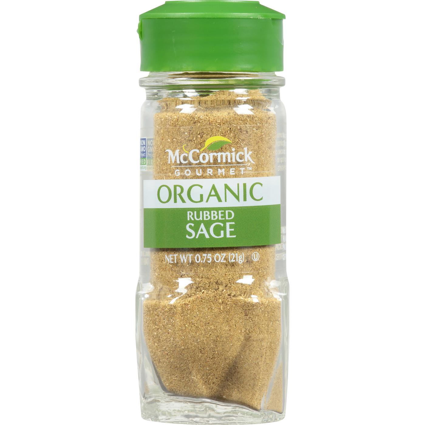 McCormick Organic Rubbed Sage; image 1 of 2