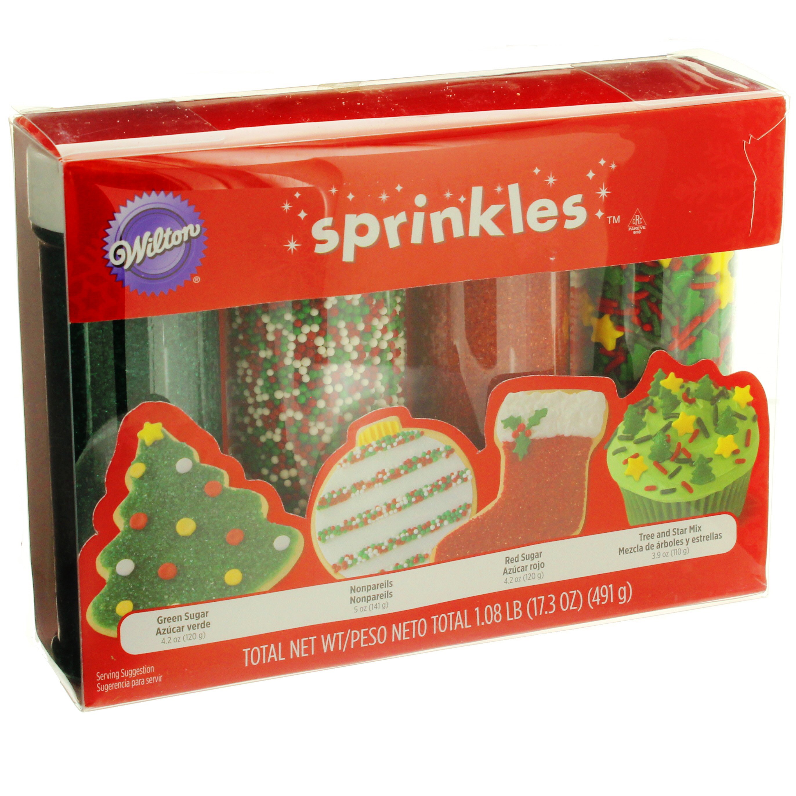 Wilton Holiday Sprinkles 4 Pack Shop Baking Ingredients at HEB