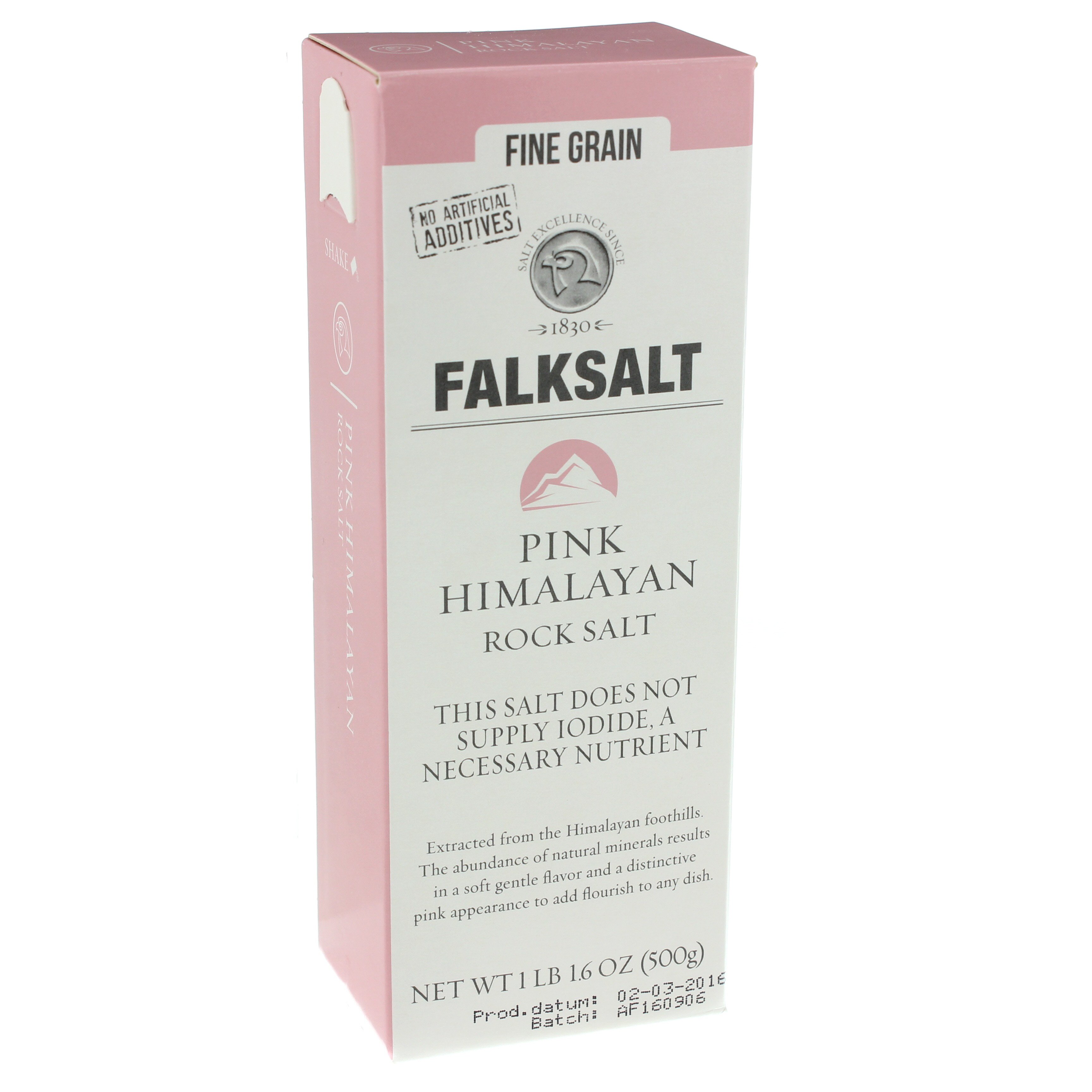 Falksalt Pink Himalayan Rock Salt - Fine Grain, 17.6 oz | Central ...