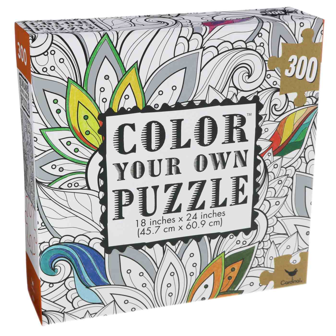 Cardinal Industries 300 Piece Color Your Own Puzzle, Assorted Designs; image 2 of 3