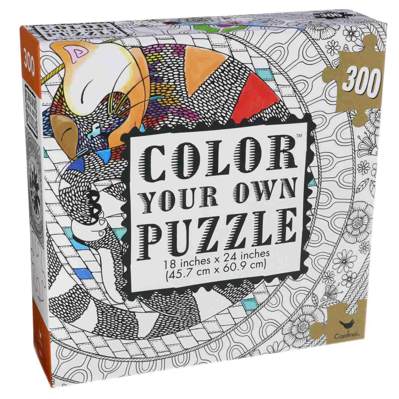 Cardinal Industries 300 Piece Color Your Own Puzzle, Assorted Designs; image 3 of 3