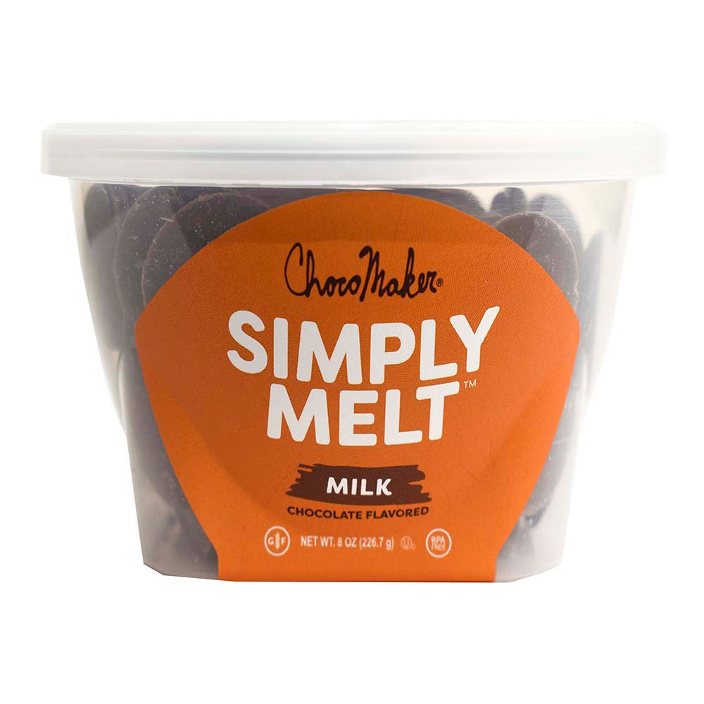 ChocoMaker Simply Melt Milk Chocolate Candy Wafers, 8 oz