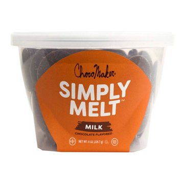 ChocoMaker Simply Melt Milk Chocolate Candy Wafers, 8 oz