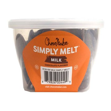 ChocoMaker Simply Melt Milk Chocolate Candy Wafers, 8 oz