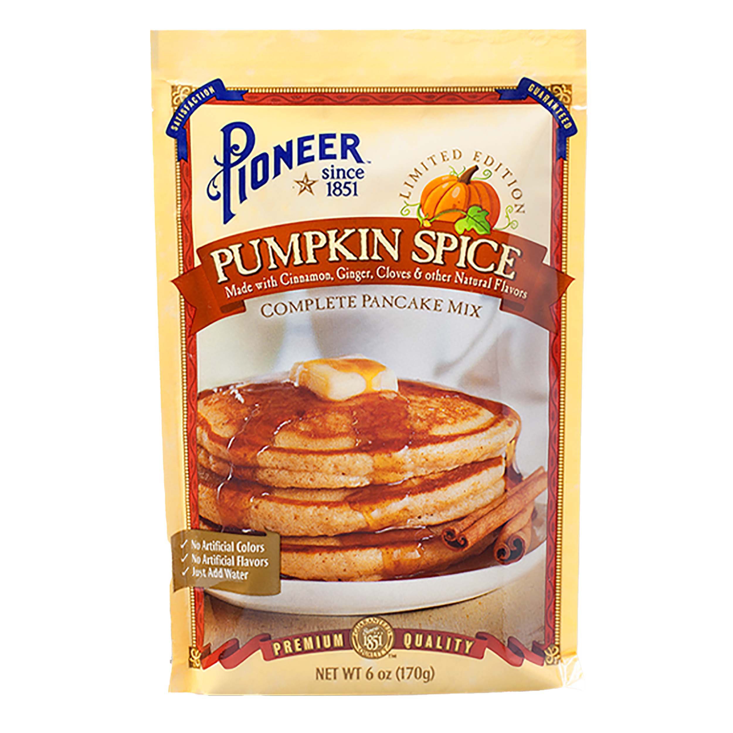 Pioneer Pumpkin Spice Pancake Mix - Shop Pancake mixes at H-E-B