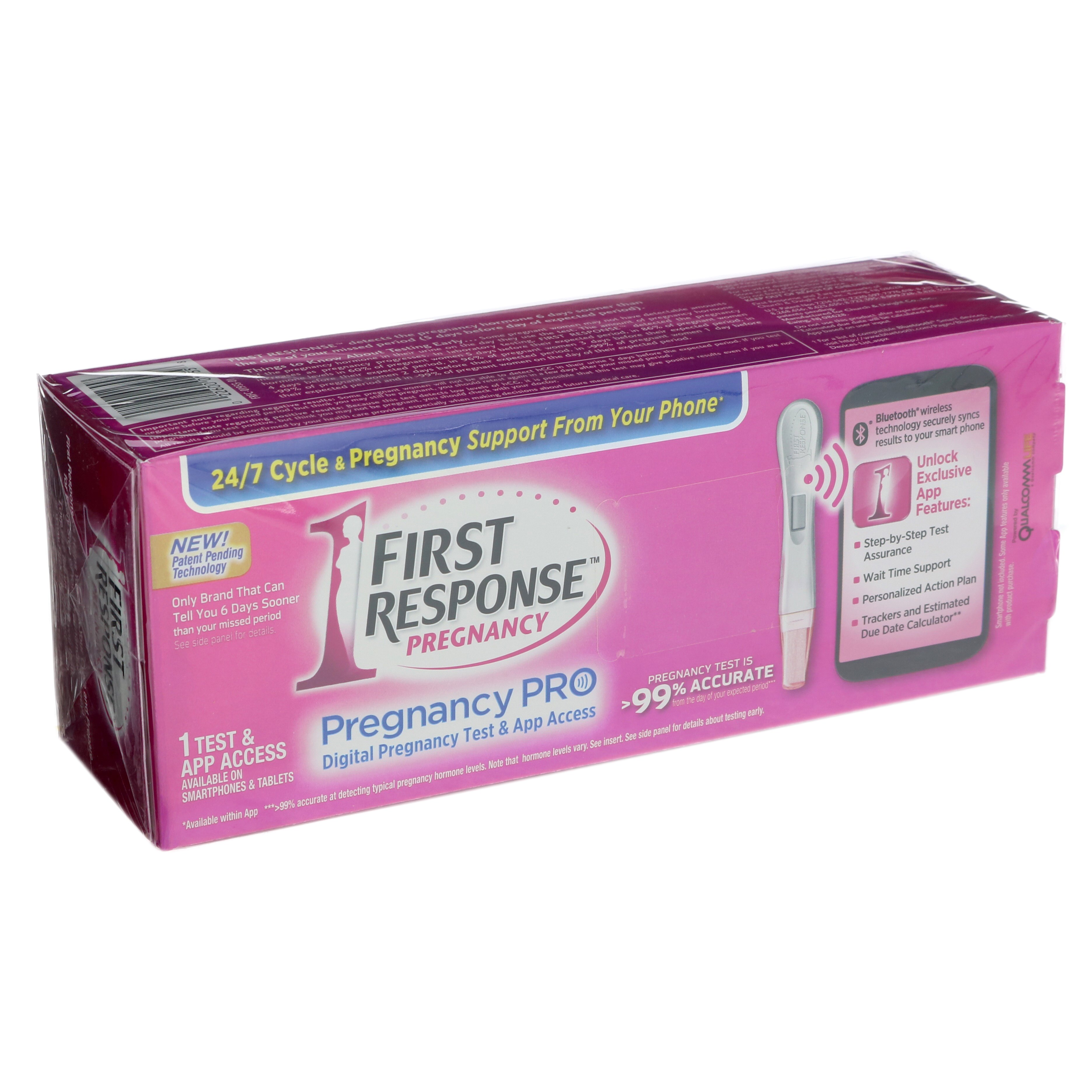 Pregnancy PRO a Bluetooth Pregnancy Test, First Response