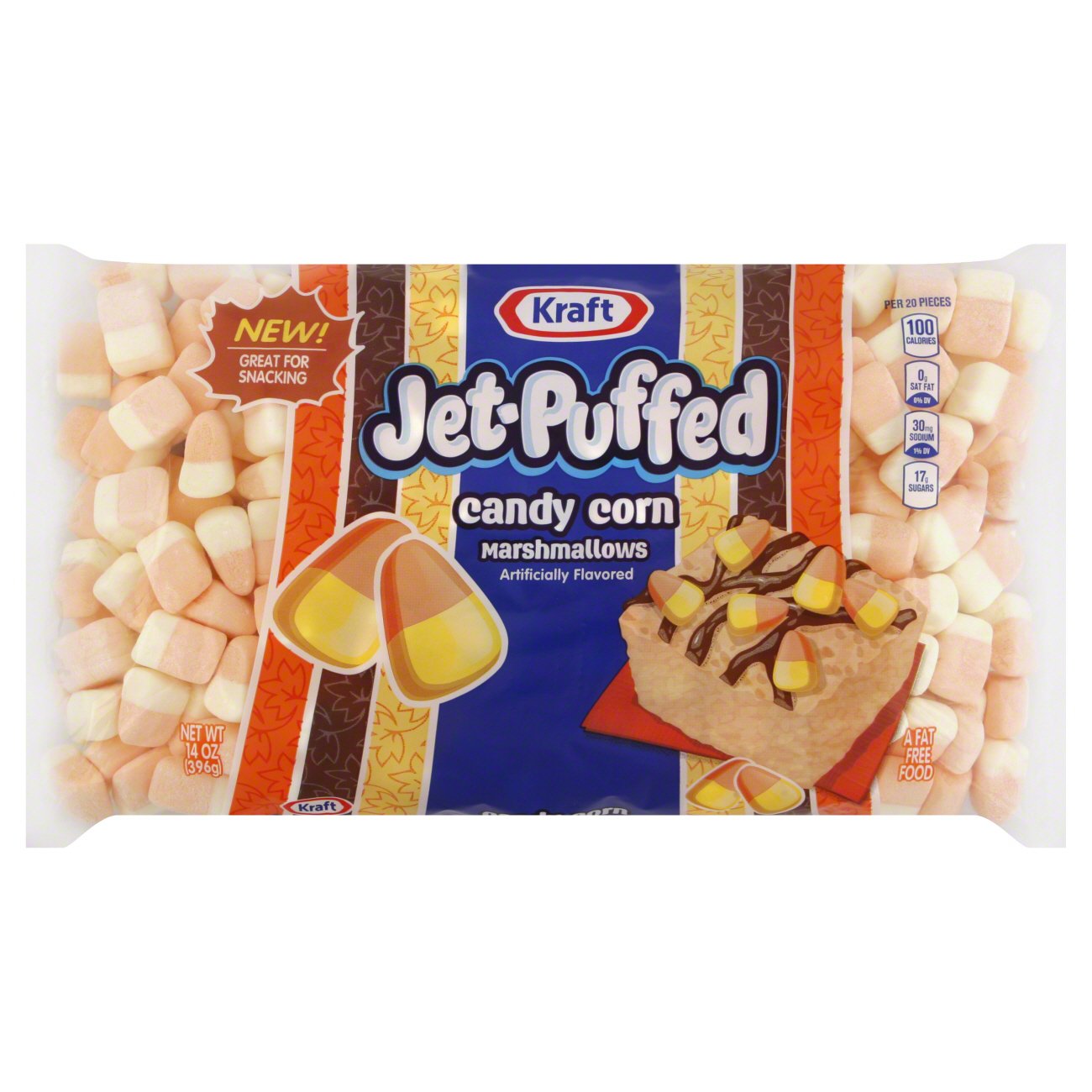 Kraft Jet Puffed Candy Corn Marshmallows Shop Candy at HEB