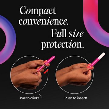 U By Kotex Click Multipack Compact Tampons, 45 ct