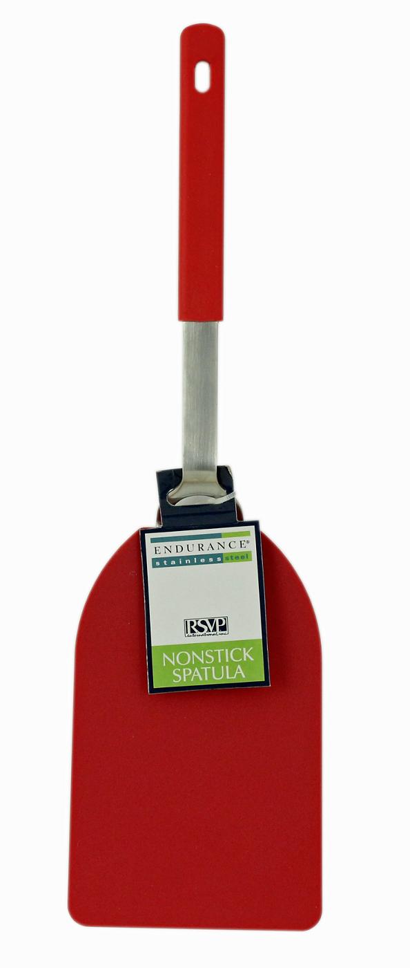 RSVP INTERNATIONAL Flexi Nylon Large Red Spatula; image 3 of 4