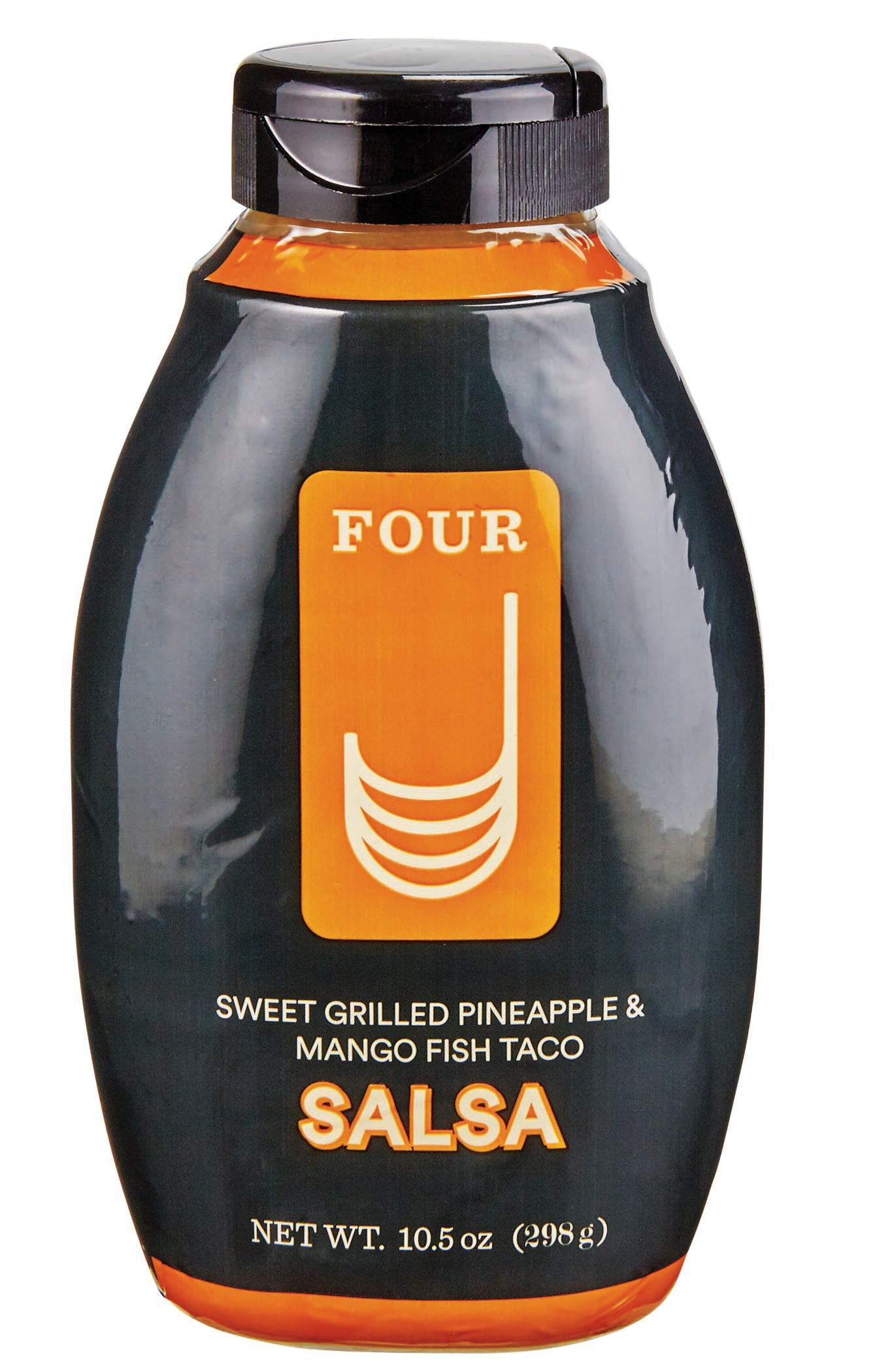 Four J Sweet Grilled Pineapple & Mango Fish Taco Salsa Shop Salsa