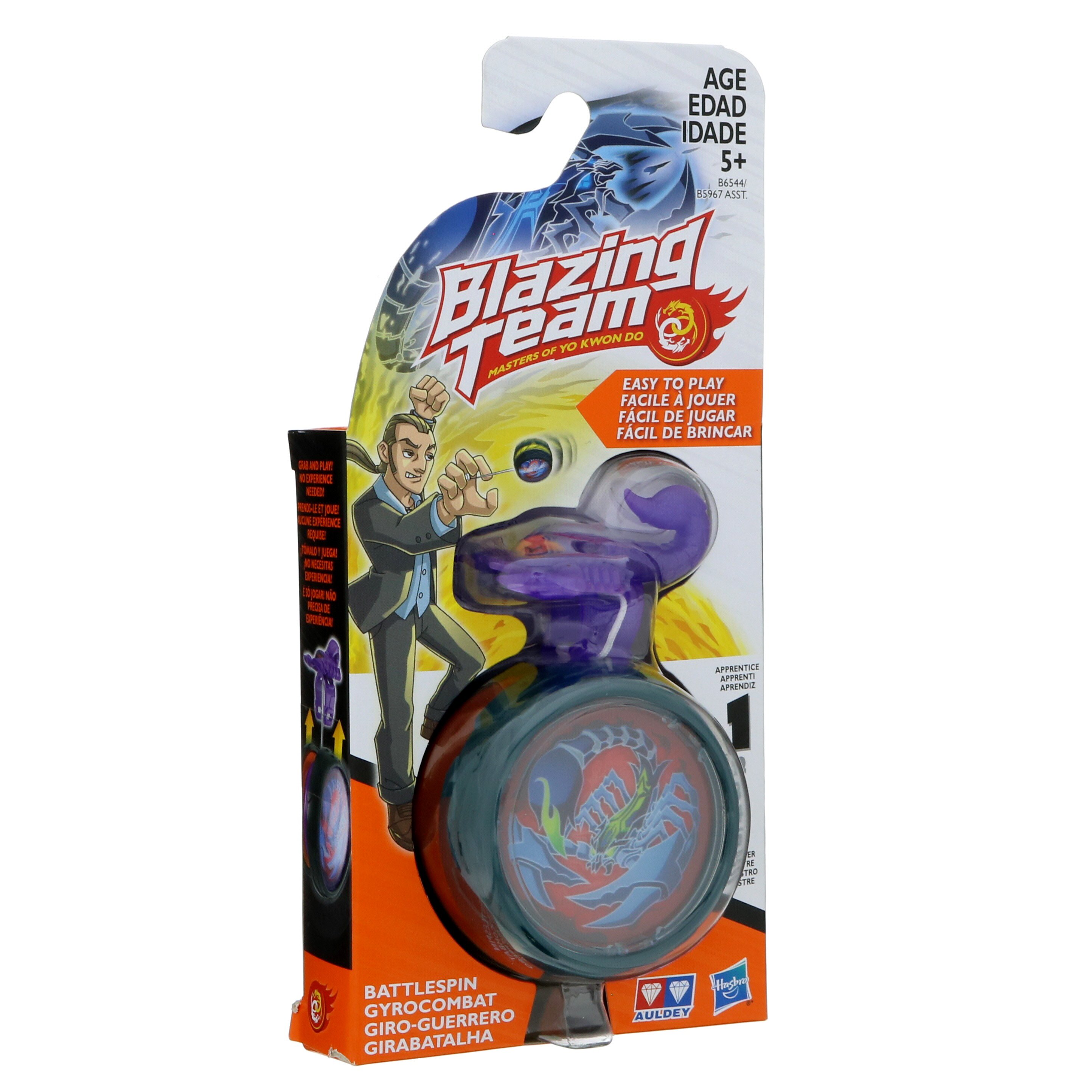 BLAZING TEAM Battlespin Yo Kwon Do. Yo-Yo. NEW. Hasbro Auldey. Level 1