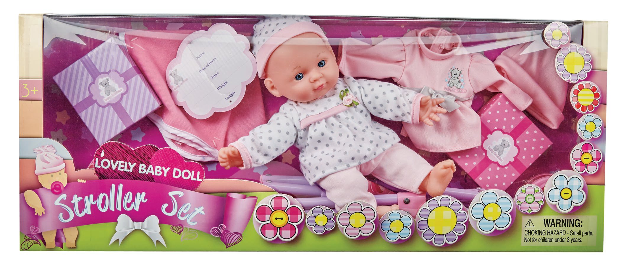 lovely baby doll stroller