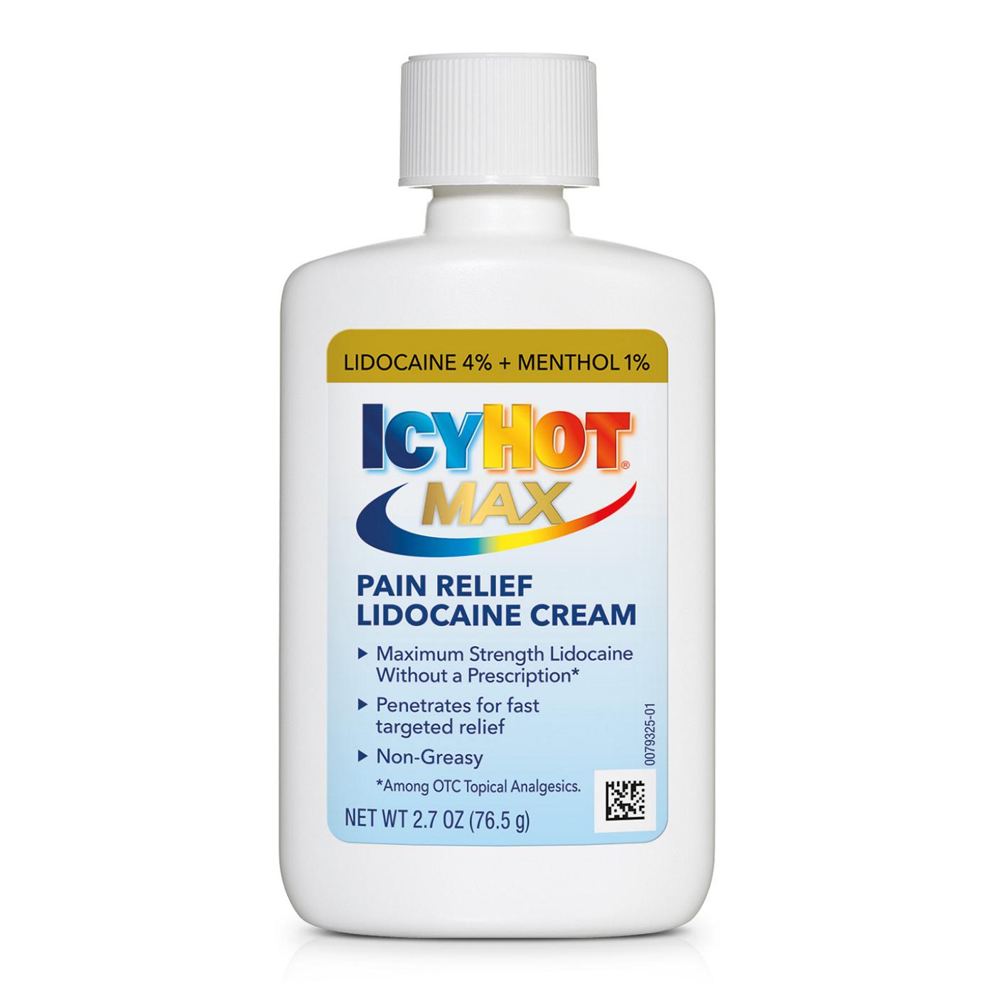 Icy Hot Lidocaine Plus Menthol Cream; image 10 of 11