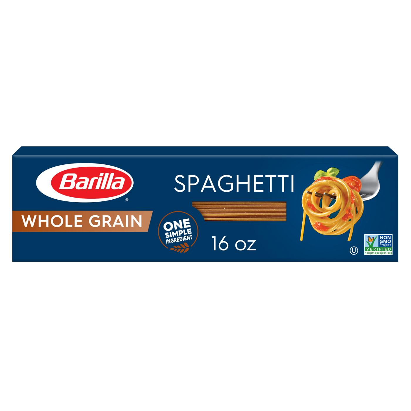 Barilla Whole Grain Spaghetti Pasta; image 1 of 8