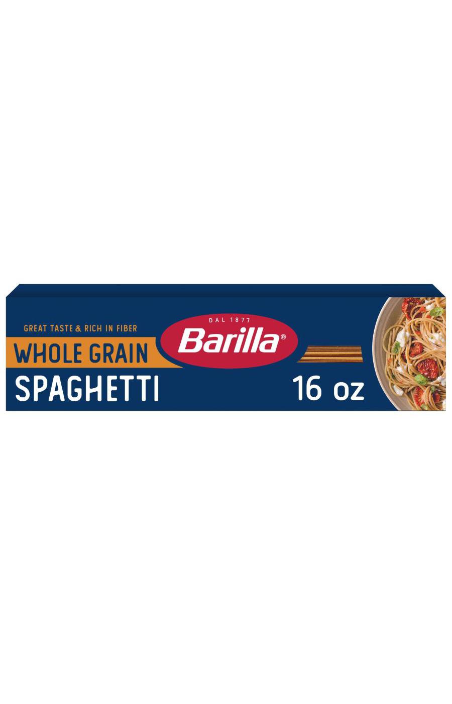Barilla Whole Grain Spaghetti Pasta; image 1 of 7