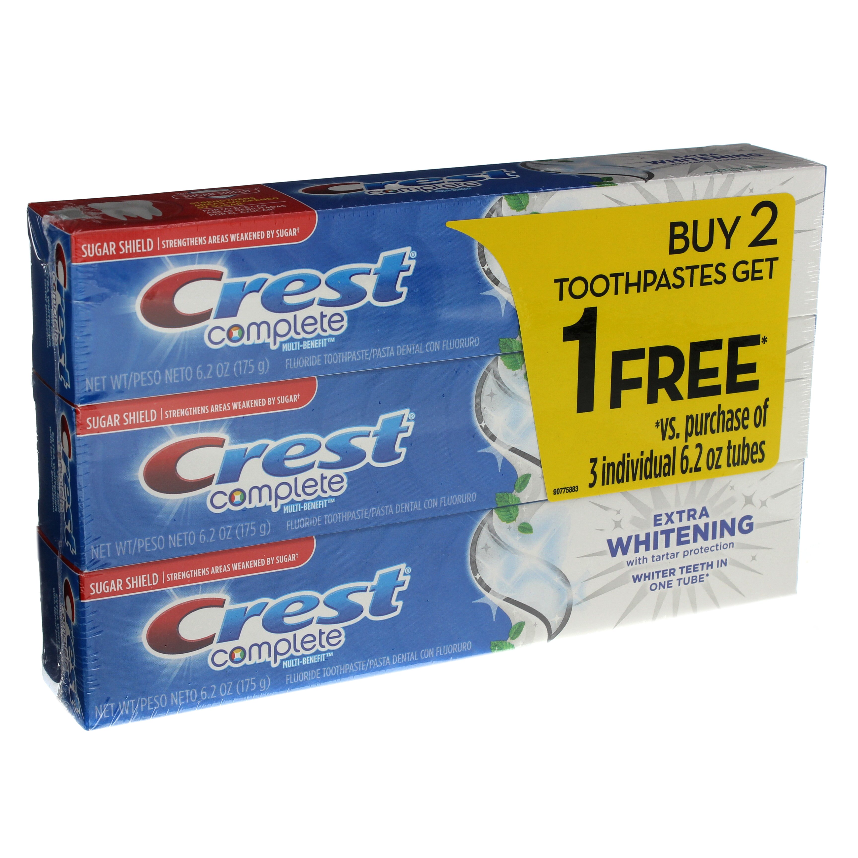 Crest Complex Extra Whitening Value Pack - Shop Toothpaste at H-E-B