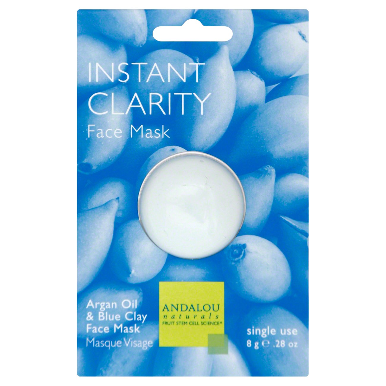 Andalou Naturals Blue Clay Face Mask Instant Clarity Shop Facial