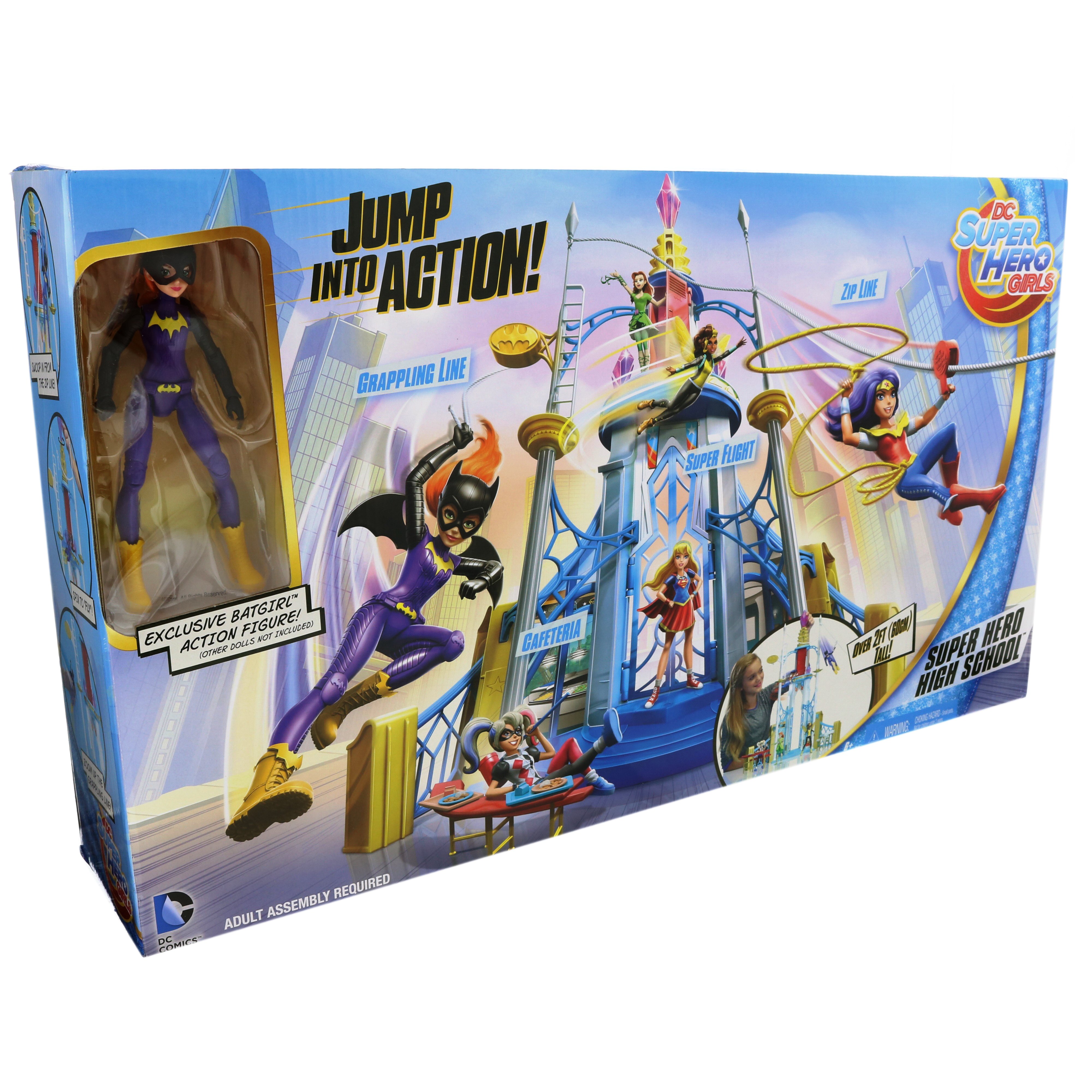 dc superhero girls playset