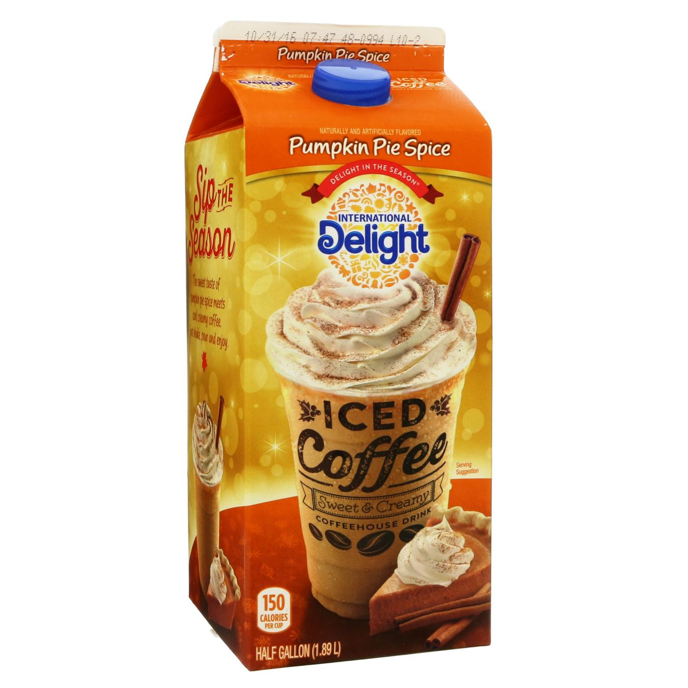 International Delight Pumpkin Pie Spice Iced Coffee; image 1 of 2