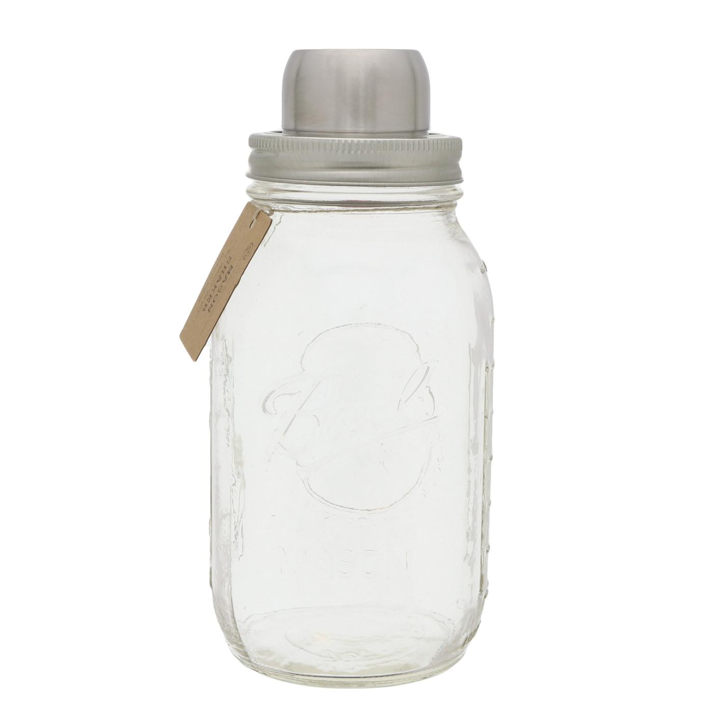  The Mason Shaker The Cocktail Shaker, 32 oz: Mason Jar Drink  Shaker: Home & Kitchen