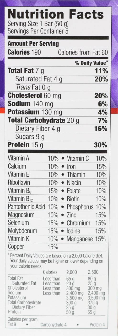 EAS AdvantEdge Protein Bars Chocolate Chip Cookie Dough; image 2 of 2