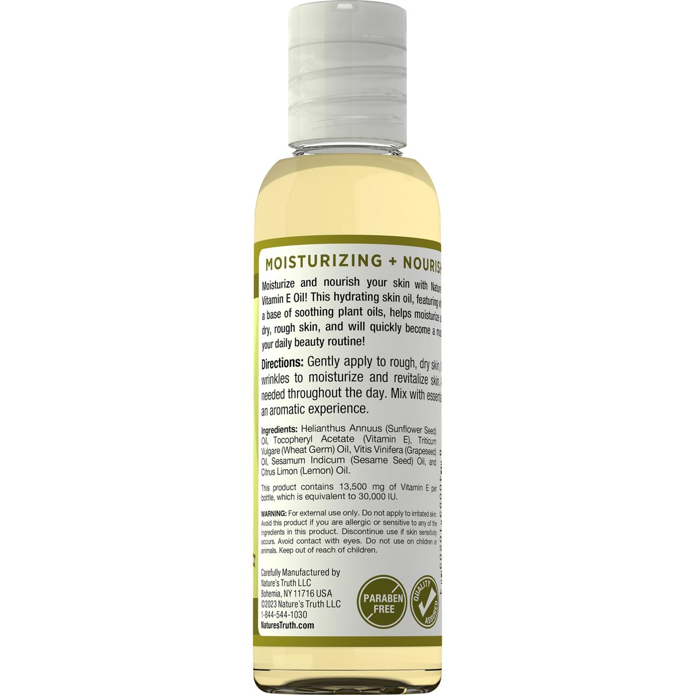 Nature's Truth Vitamin E Oil 30,000 IU; image 2 of 3