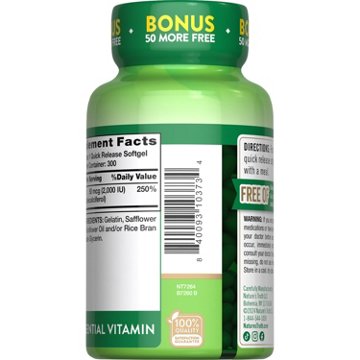 Nature's Truth High Potency Vitamin D3 2000 IU