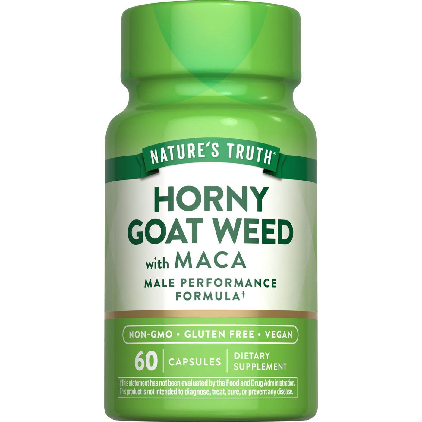 Nature's Truth Horny Goat Weed with Maca Capsules; image 1 of 4