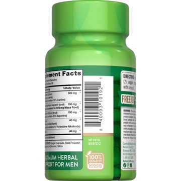Nature's Truth Horny Goat Weed with Maca Capsules