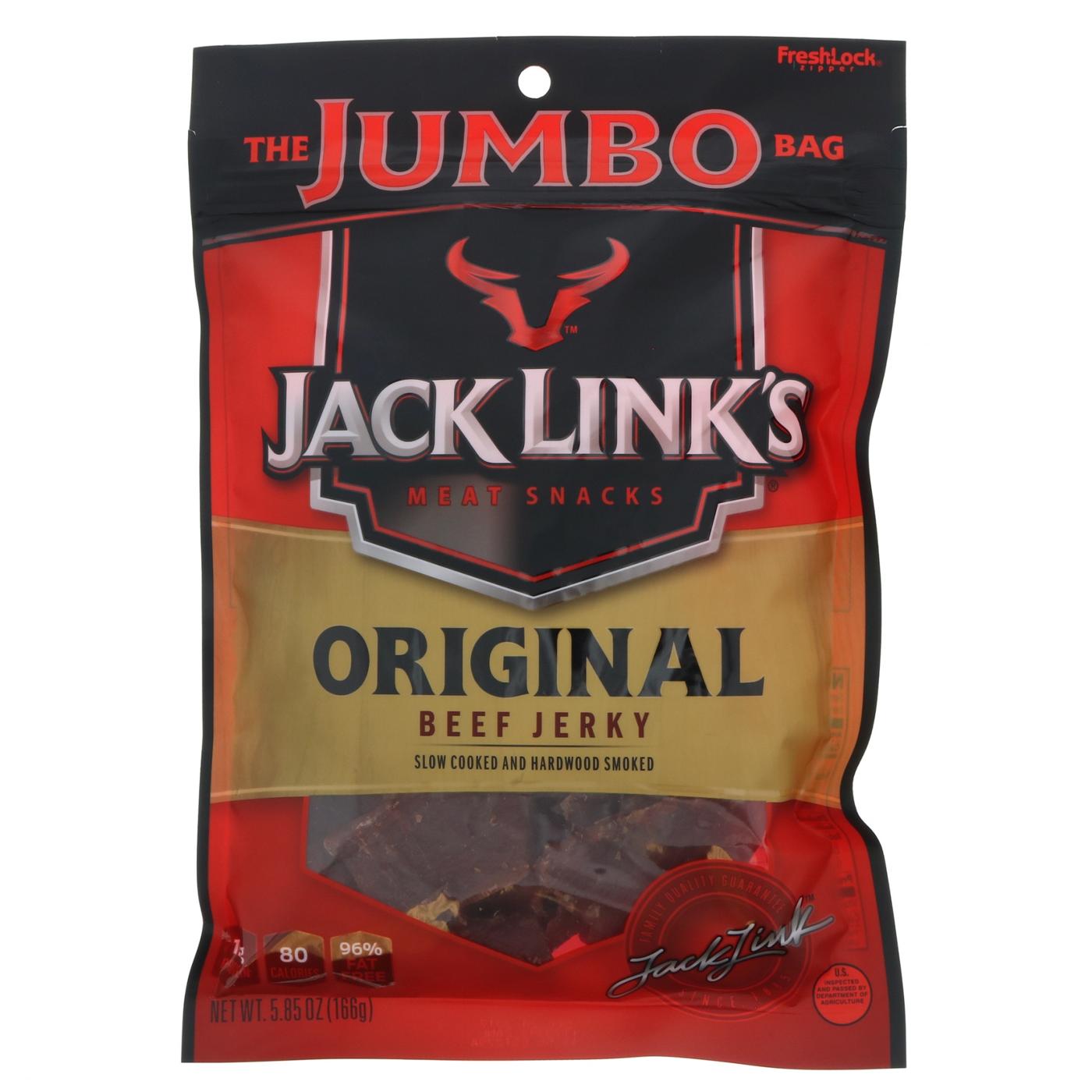 Jack Link's Jumbo Bag Original Beef Jerky; image 1 of 2