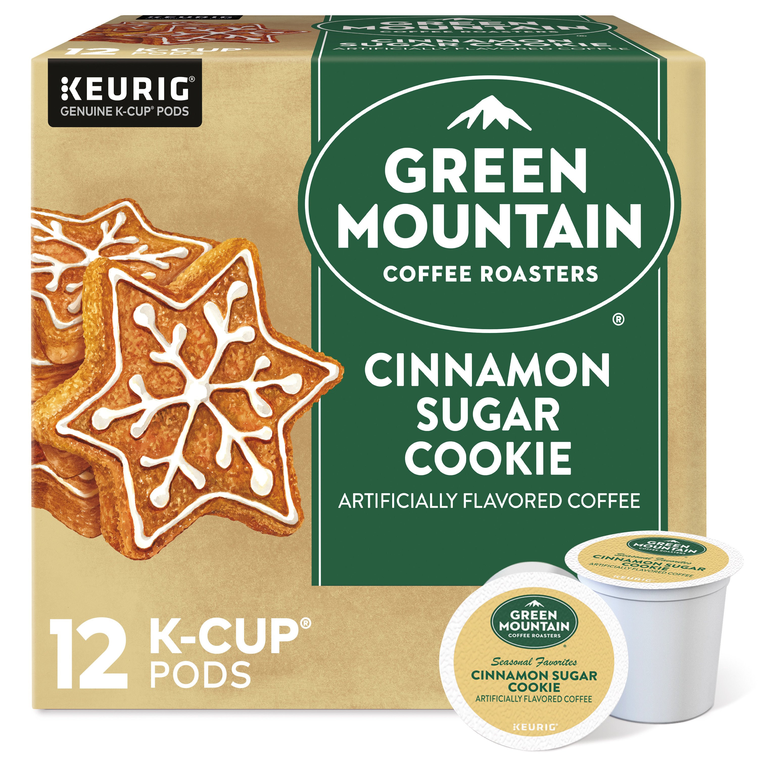 Green Mountain Coffee Cinnamon Sugar Cookie Single Serve Coffee K Cups