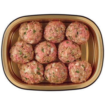 Meal Simple by H-E-B Prime 1 Beef & Hot Italian Pork Meatballs