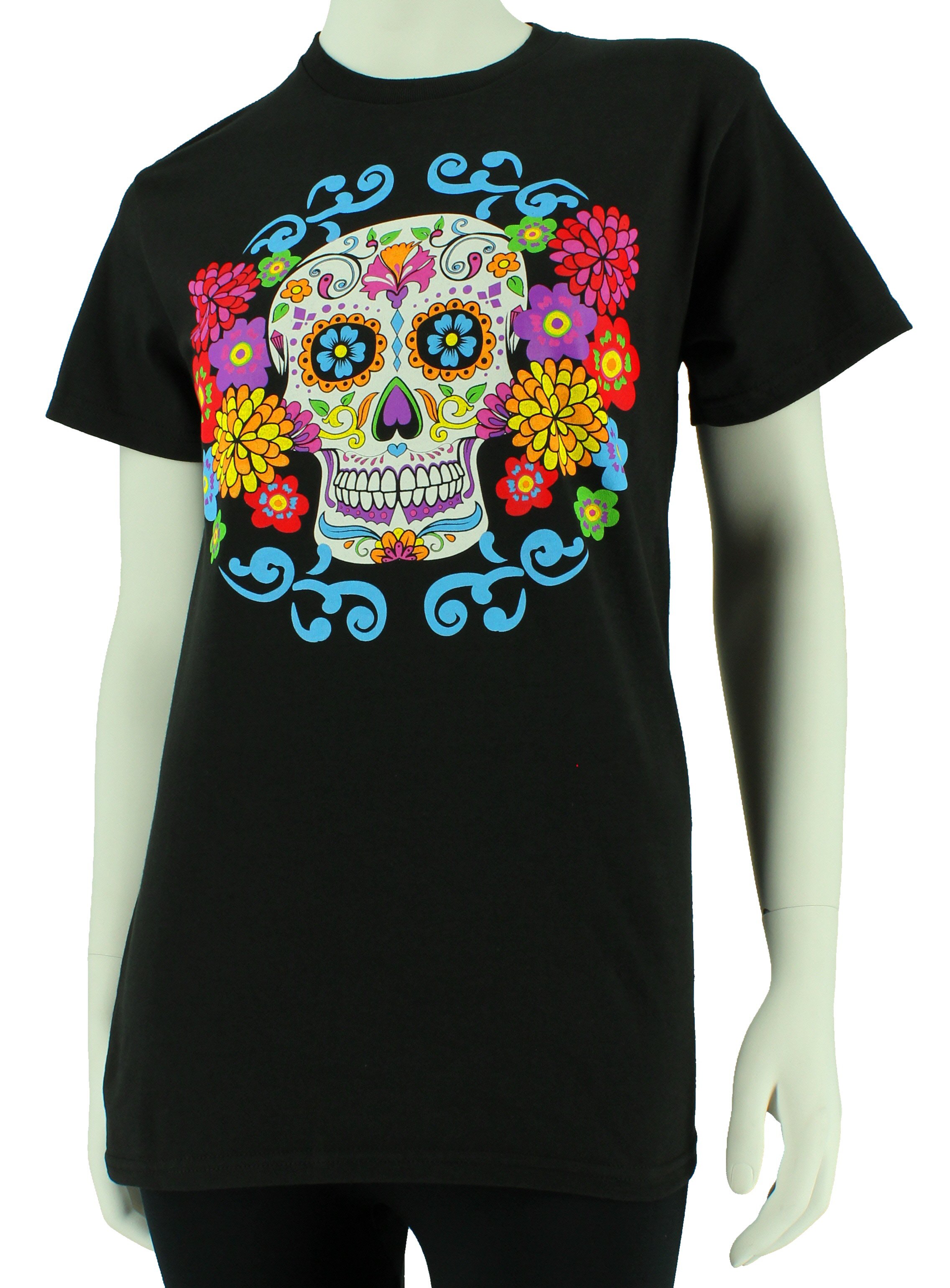 women's sugar skull shirts