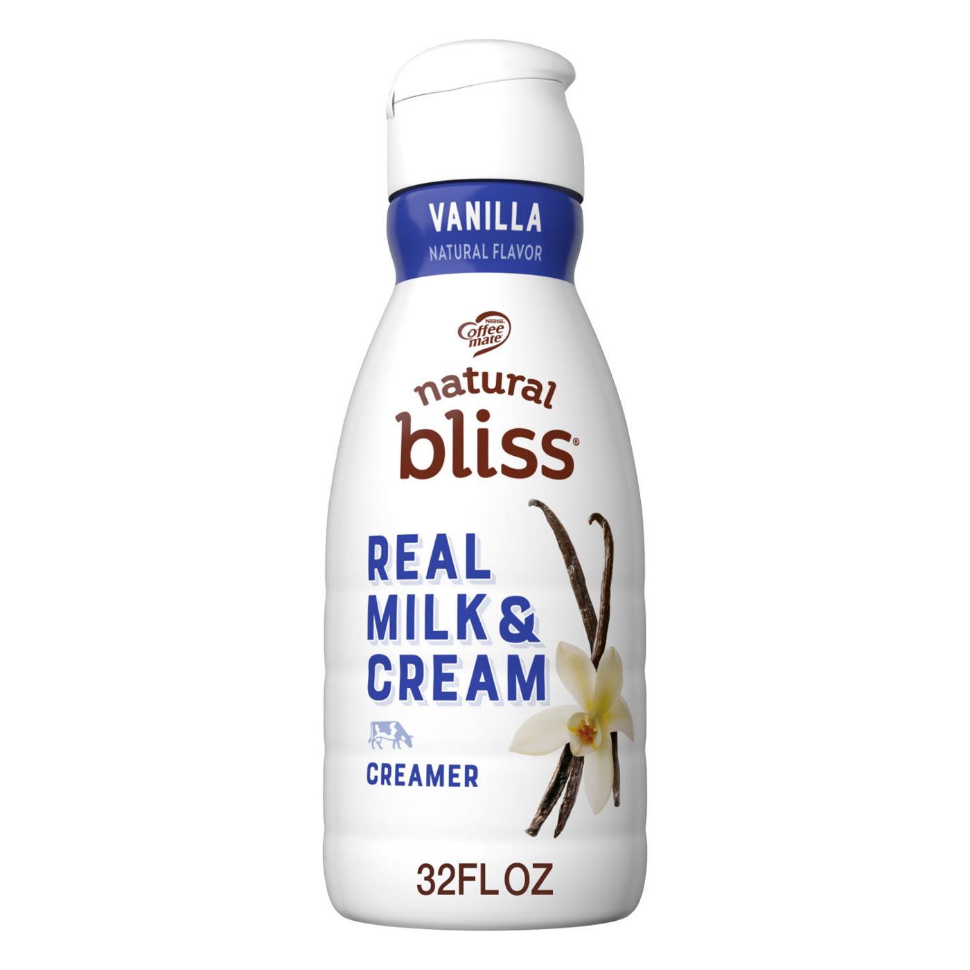 Nestle Coffee Mate Natural Bliss Real Milk & Cream Vanilla Liquid Coffee Creamer; image 1 of 7