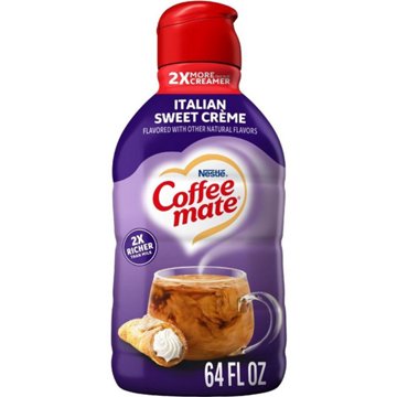 Nestle Coffee Mate Liquid Coffee Creamer - Italian Sweet Creme, 64 oz