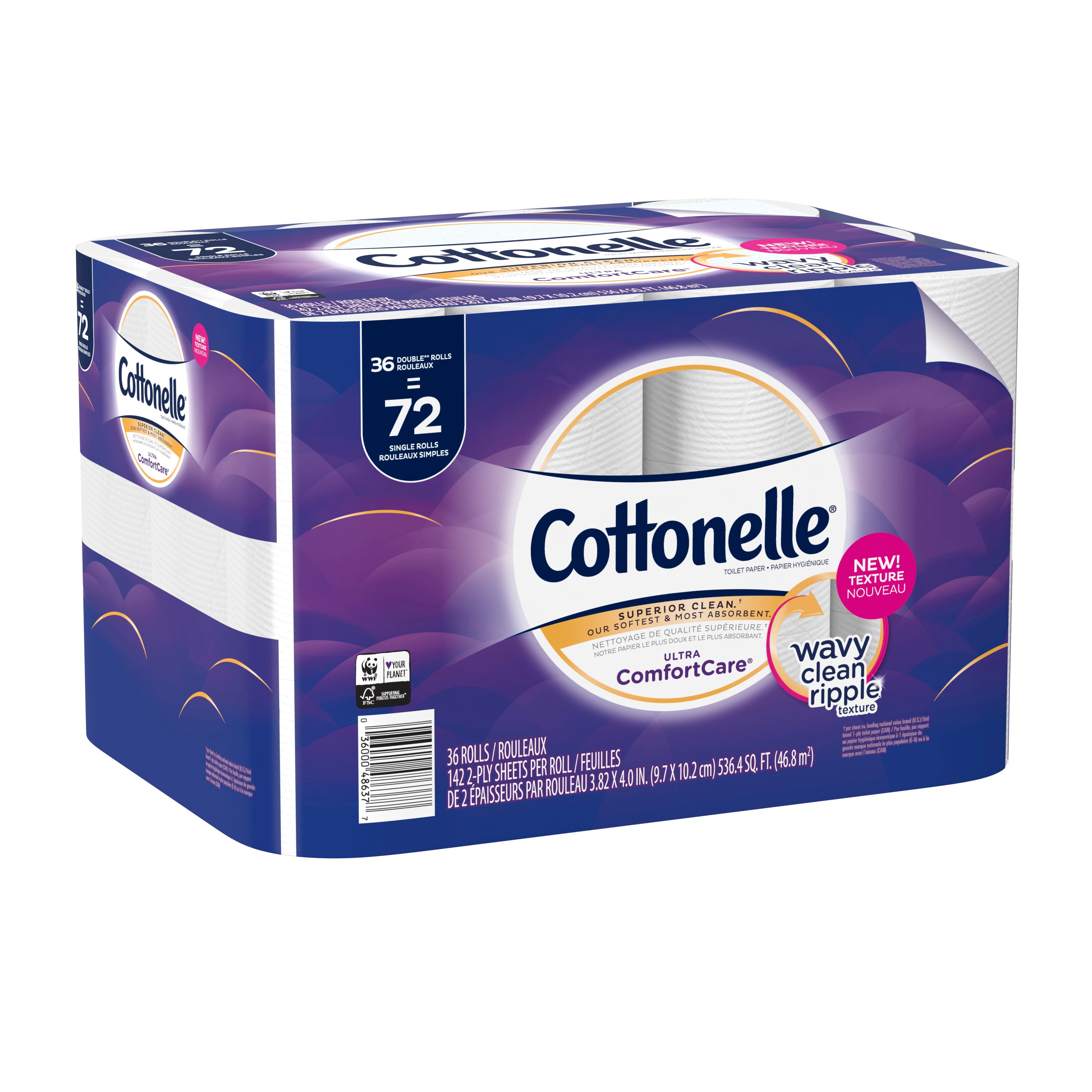 Cottonelle Ultra ComfortCare Double Roll Toilet Paper - Shop Toilet ...