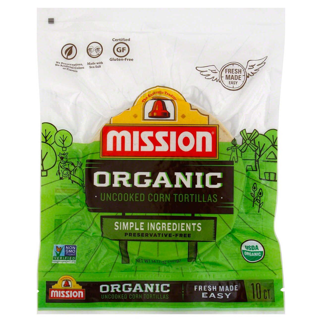 Mission Organic Uncooked Corn Tortillas Shop Tortillas at HEB
