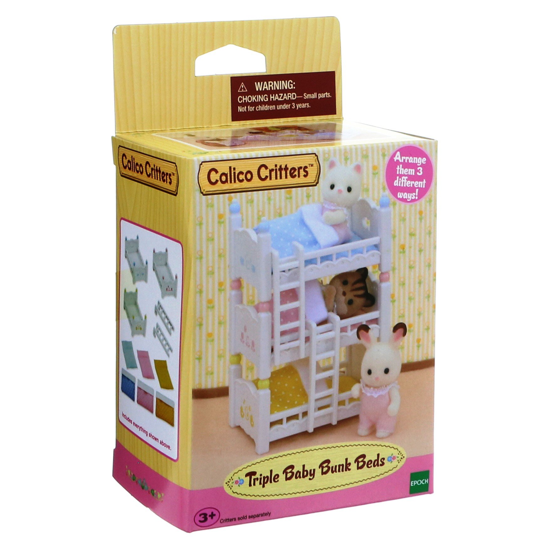 calico critters triple baby bunk beds