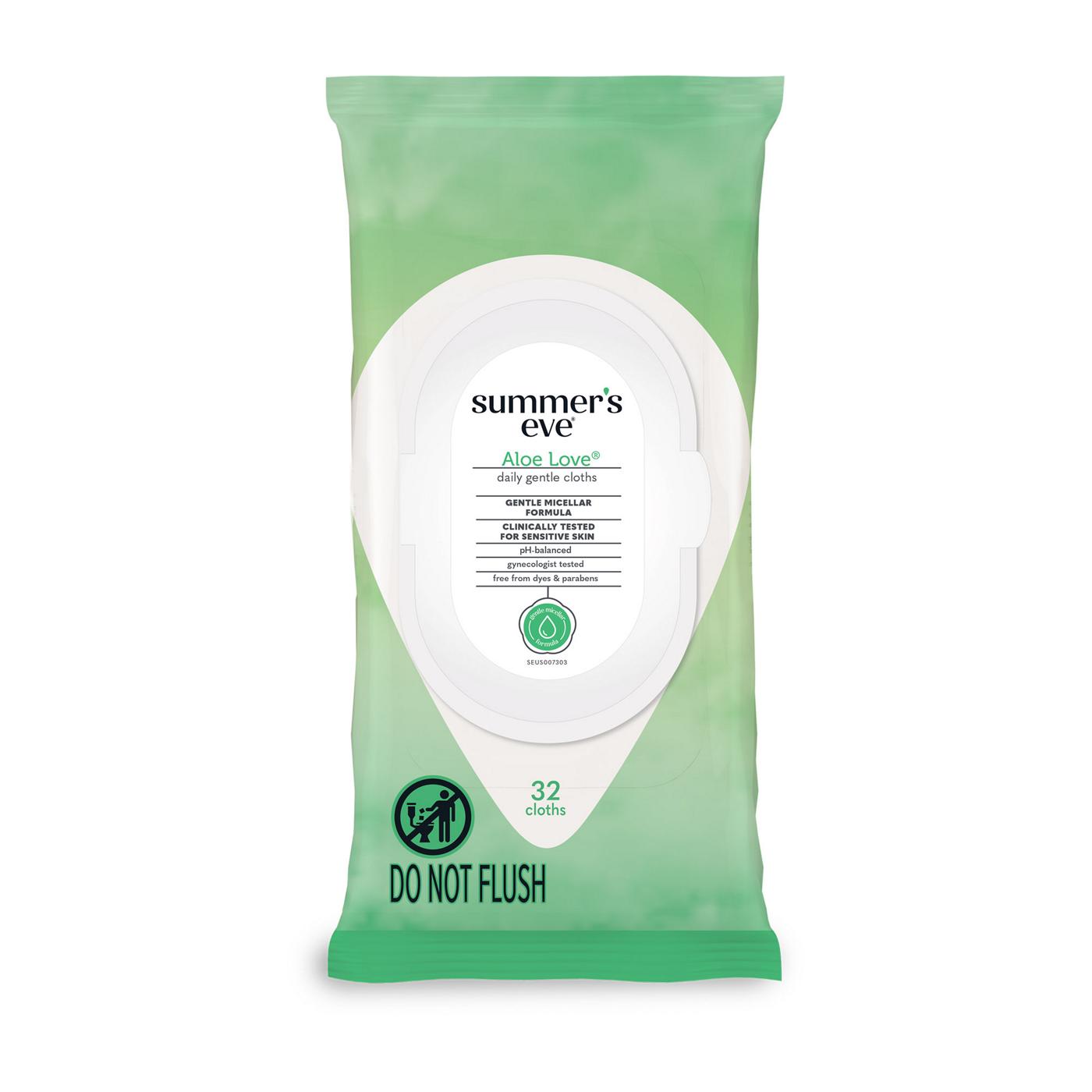Summer's Eve Feminine Wipes - Aloe Love; image 1 of 3