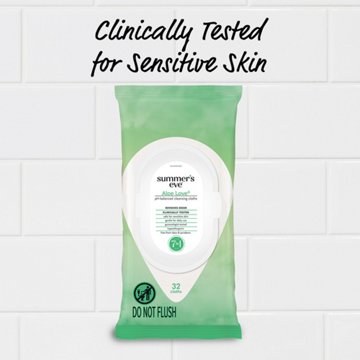 Summer's Eve Feminine Wipes - Aloe Love, 32 ct