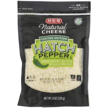 H-E-B Hatch Chile Pepper Monterey Jack Shredded Cheese